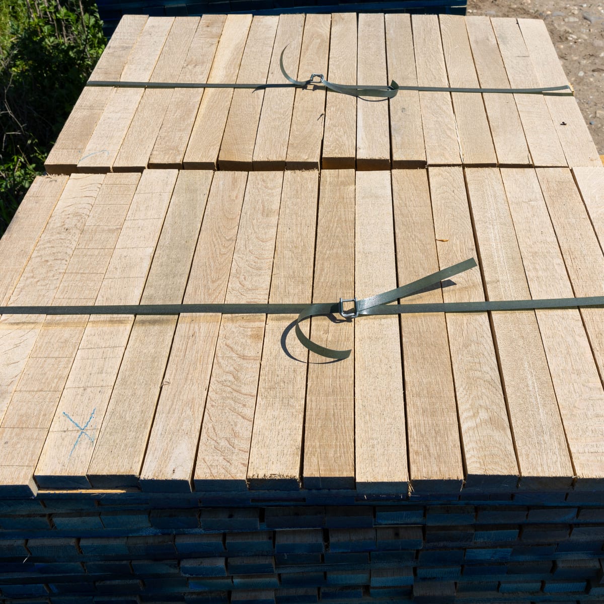 Grade A oak strips